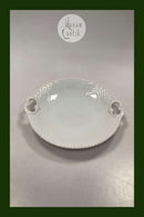 Bing and Grondahl Elegance, White Cake Dish No 101