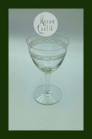 "Ejby" hvidvinsglas fra Holmegaard Glasværk designet af Jacob E. Bang 1937