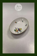 Bing and Grondahl Saxon Flower, White oval dish Shop sample No. 16