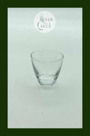 Hvidt "Copenhagen" snapseglas fra Holmegaard Glasværk. Designet af Per Lütken