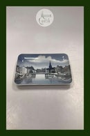 Bing und Grondahl Rechteckige Schale mit Aarhus-Hafen Nr. 589/456