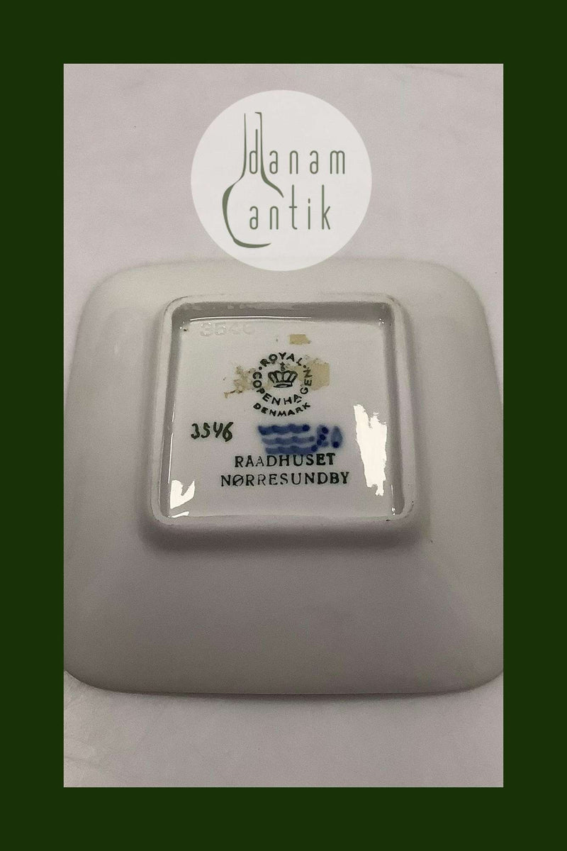 Royal Copenhagen Skål og askebæger Raadhuset Nørresundby No 3546
