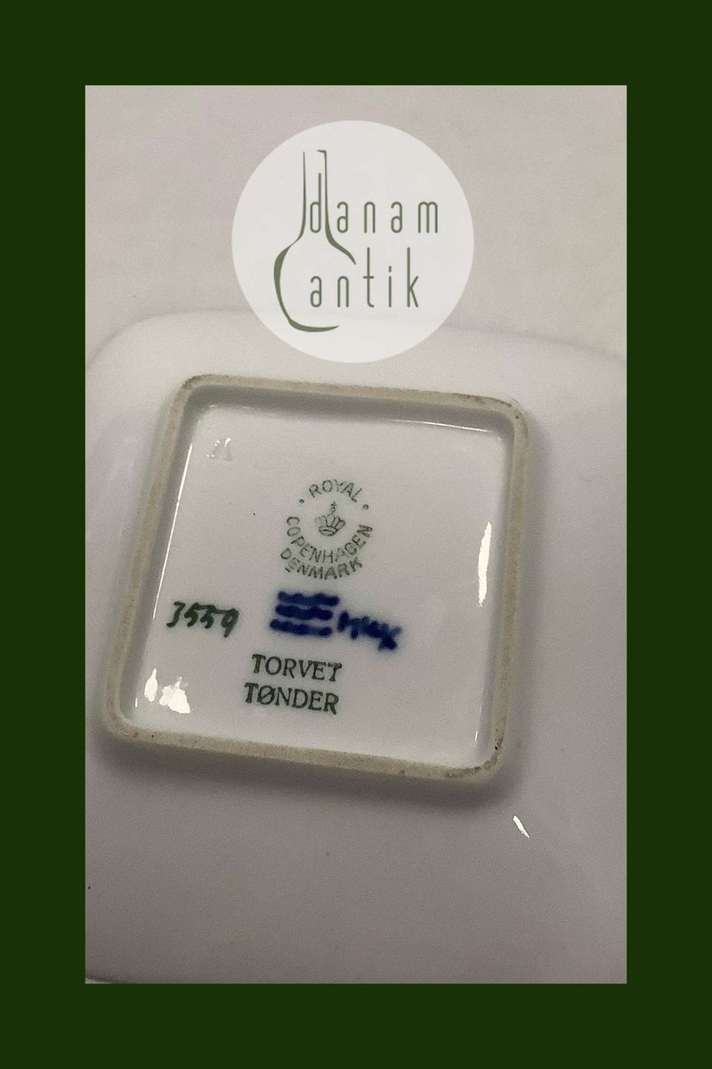 Royal Copenhagen Skål og askebæger Torvet Tønder No. 3559