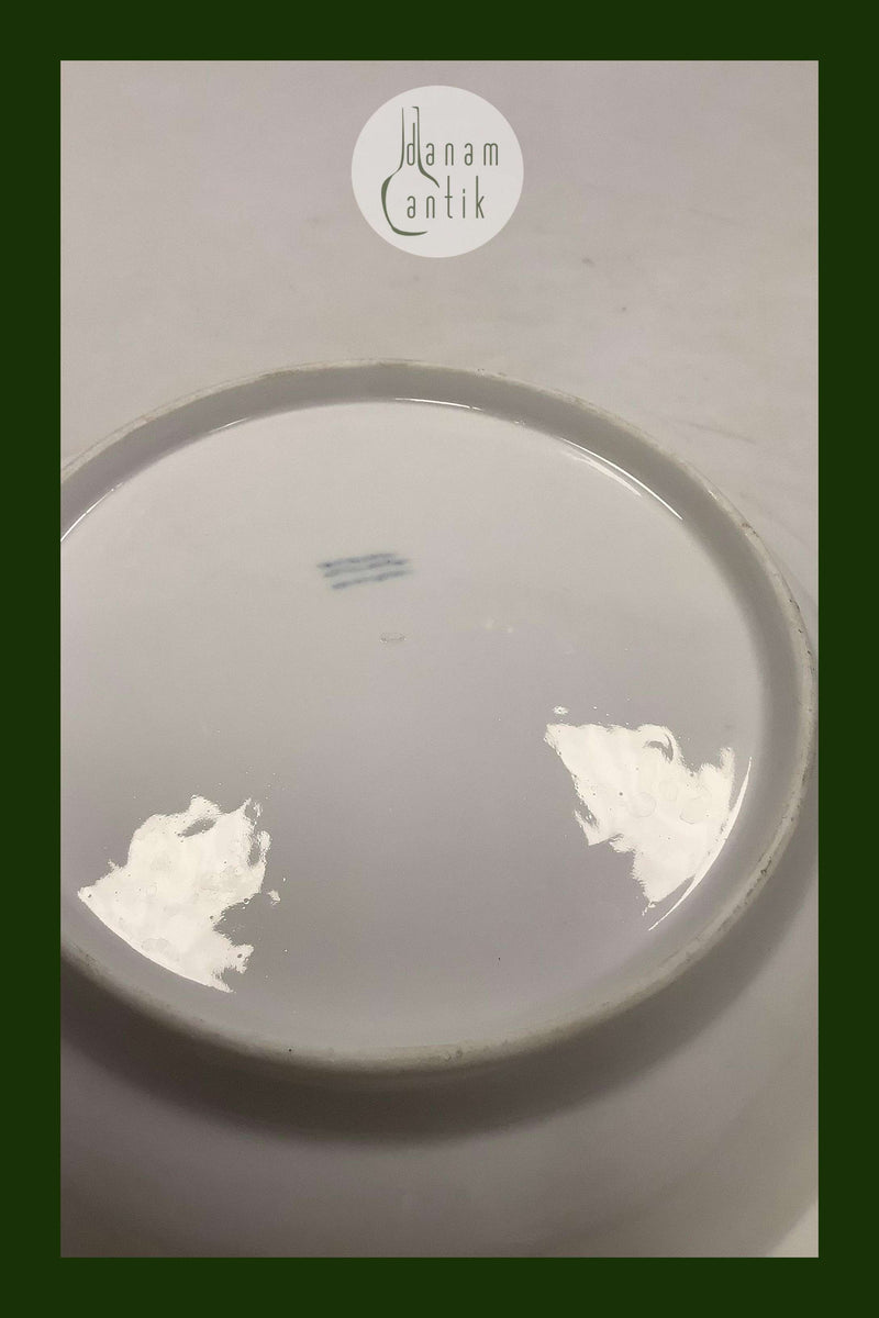 Antique Royal Copenhagen Light Saxon Dinner Plate