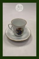 Bing og Grøndahl Carl Larsson Kaffekop og underkop No. 4508 / 305 Motiv 8