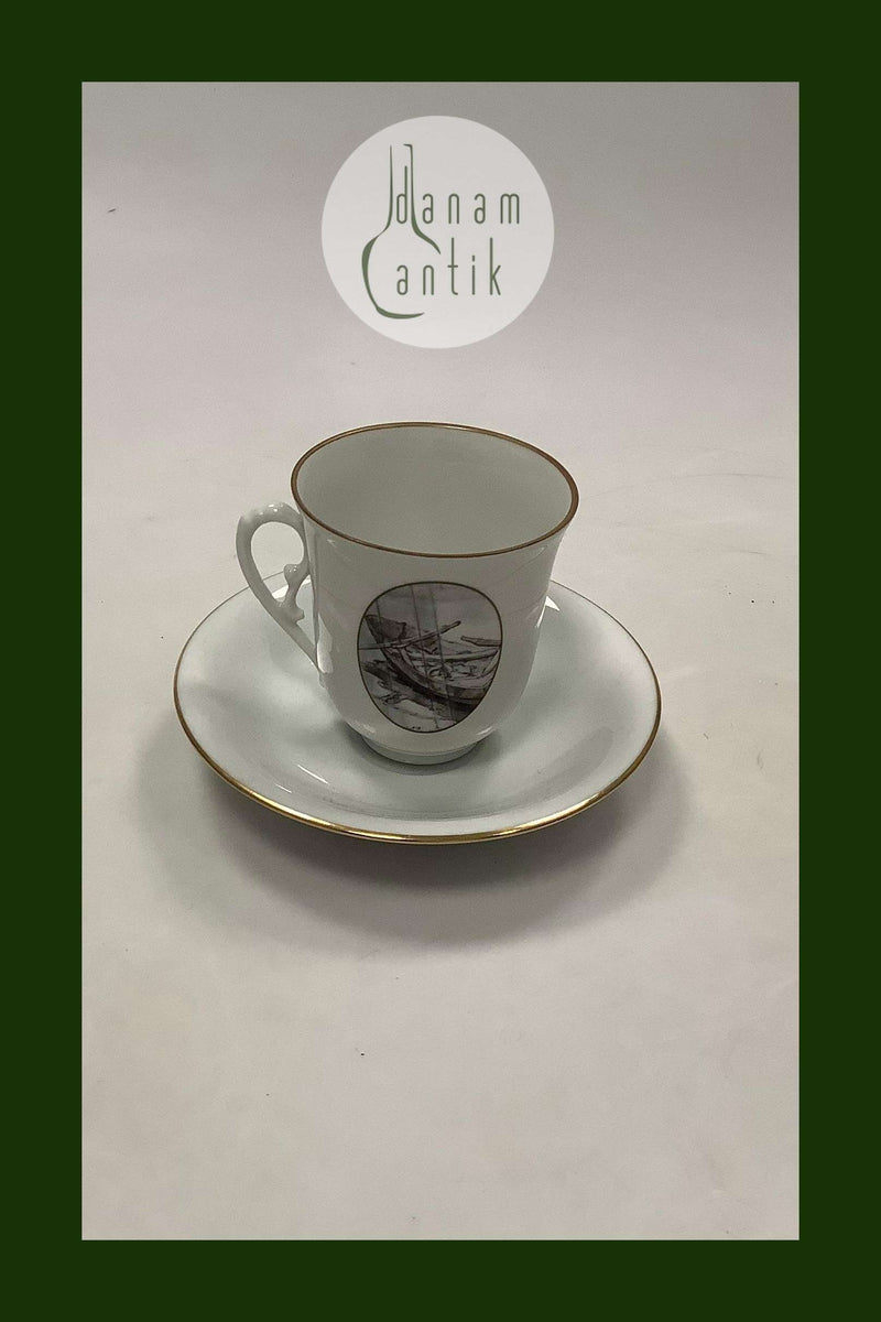 Bing og Grøndahl Carl Larsson Kaffekop og underkop No. 4507 / 305 Motiv 7