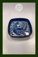 Aluminia/Royal Copenhagen Fajance Tenera Skål med fugl No. 143/2884