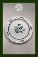 Bing og Grøndahl Jubilæumsstel / Blå Nellike Stort Rundt Fad