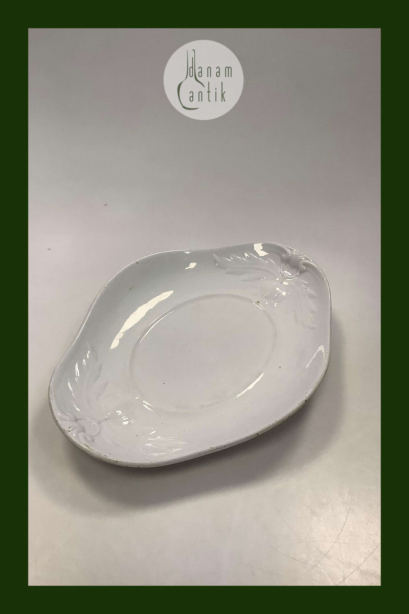 Aluminia Stort Hvidt underfad til Terrin