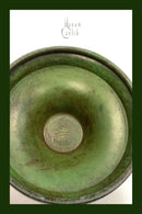 Et par Dansk små bronze stager med fulge motiv