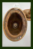 Par lysestager i messing Danmark c. 1950