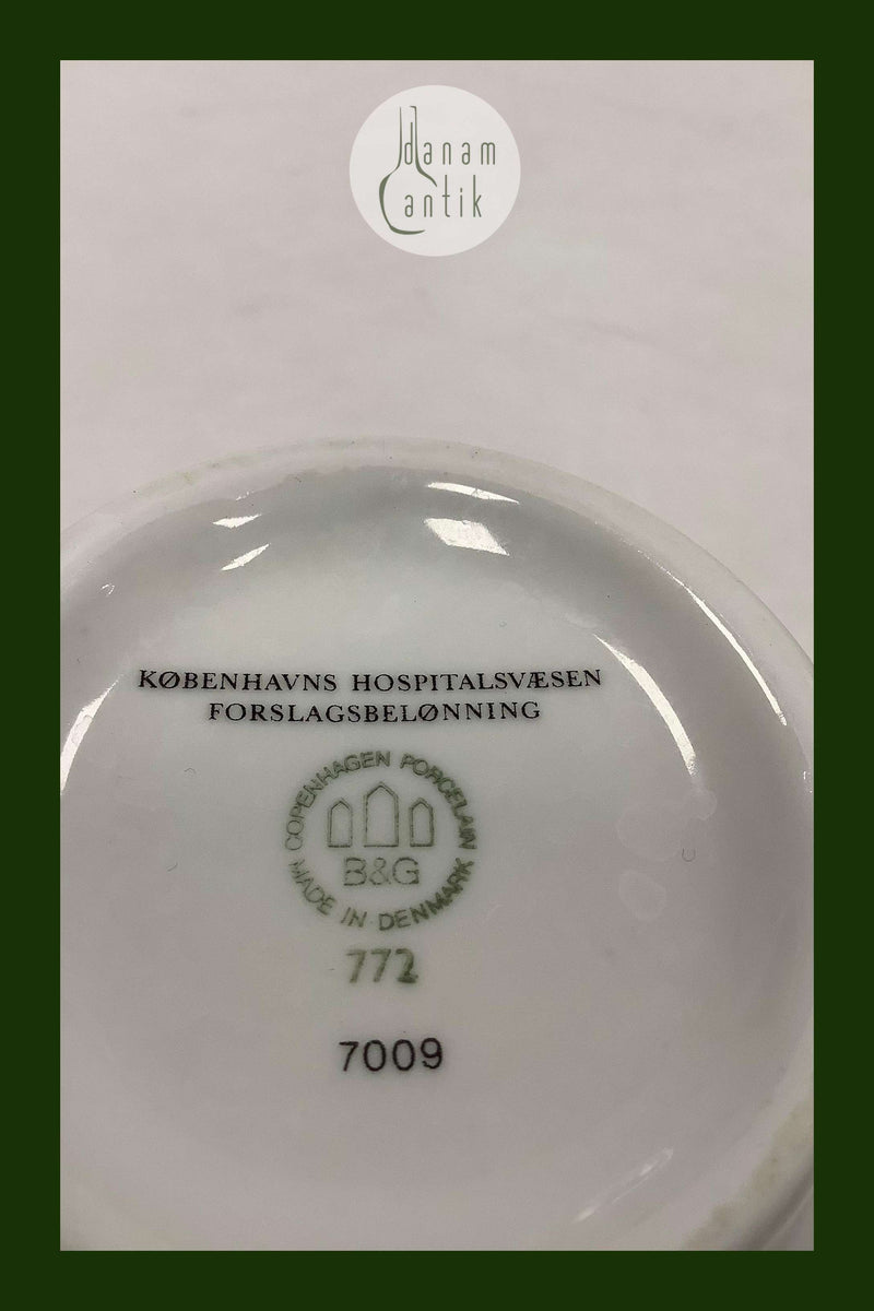 Bing og Grøndahl Krus Københavns Hospitalsvæsen Forslagsbelønning No. 772