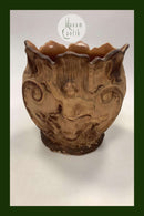 Soeholm flowerpot cover in Earthenware with Sea Horses and Putti Bornholm