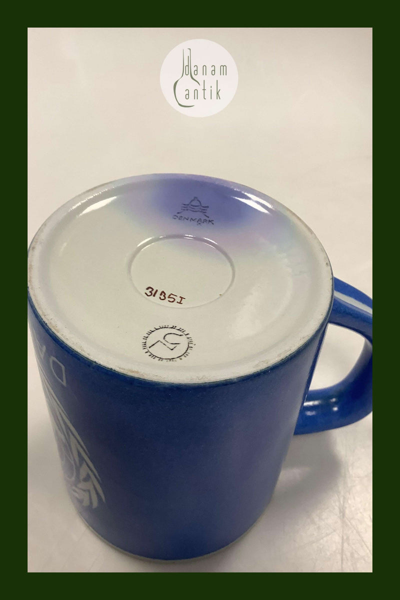 Royal Copenhagen Aluminia Dancon VI Cypern Krus