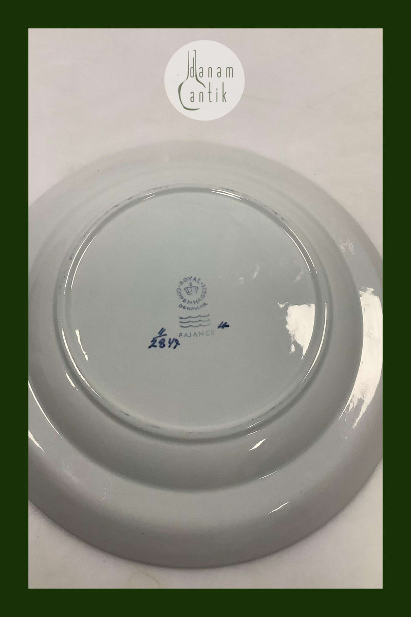Royal Copenhagen Tranquebar Ny Form Sidetallerken No. 2847