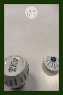 Bing og Grøndahl Dickens Sommerfugl Sennepskrukke med Låg No. 52 C