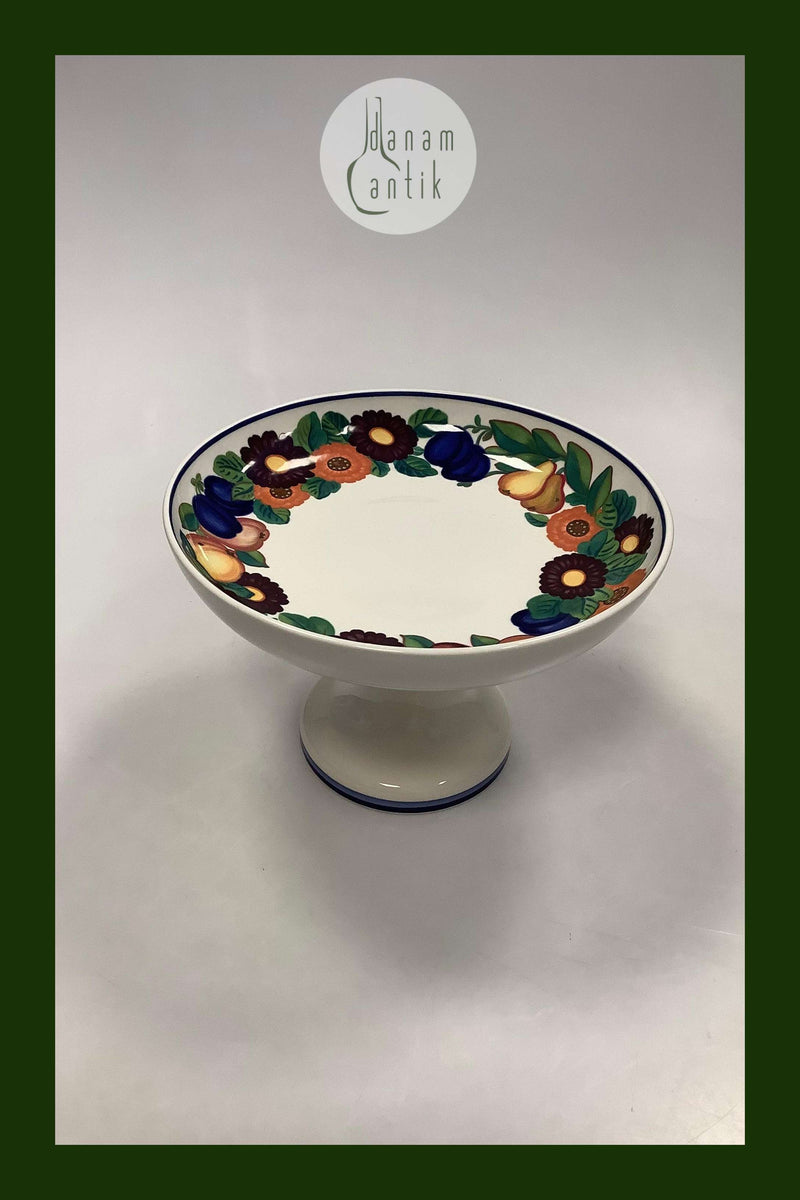 Royal Copenhagen Golden Summer / Gylden Sommer centerpiece på Fod No. 753