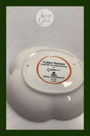 Royal Copenhagen Golden Summer Leaf Shaped Bowl No 356