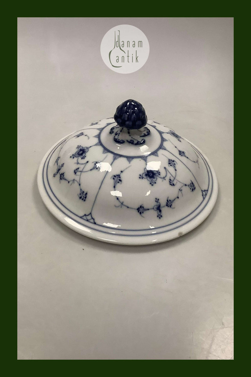 Royal Copenhagen Musselmalet Riflet Låg til Terrin