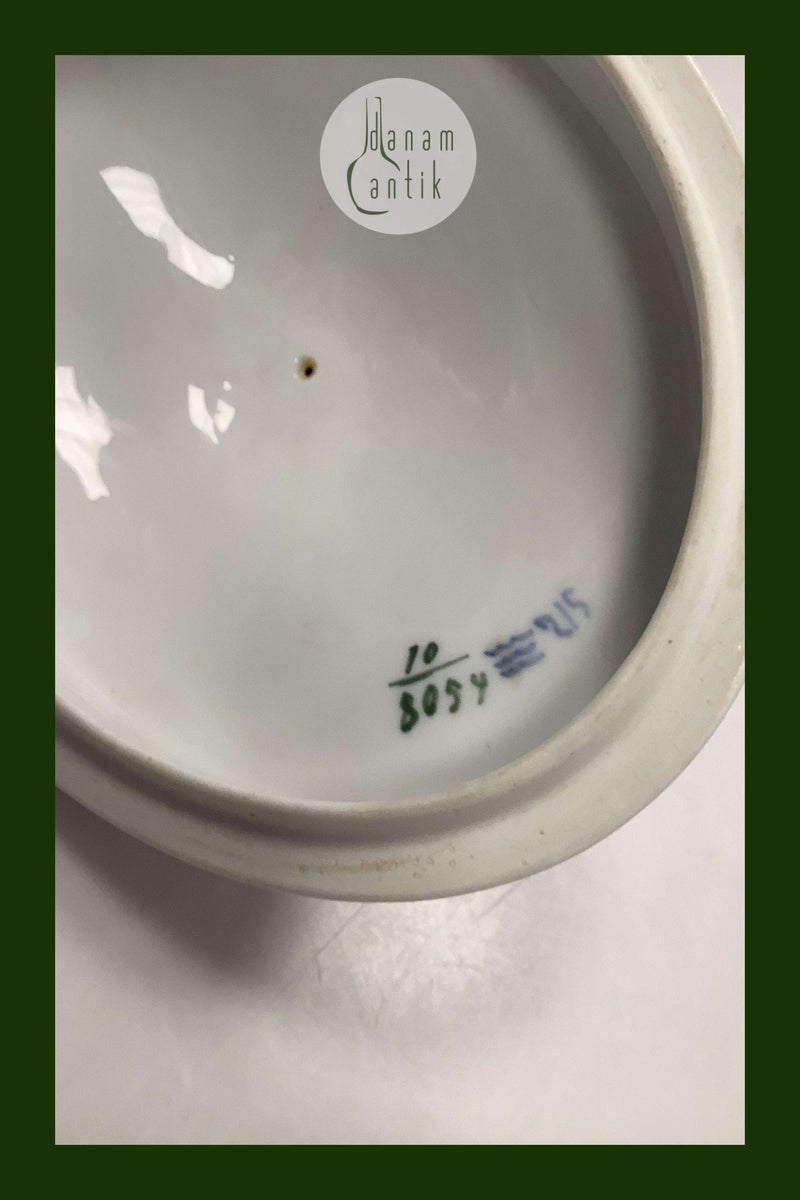 Royal Copenhagen Blå Blomst Flettet Låg til Terrin No. 8054