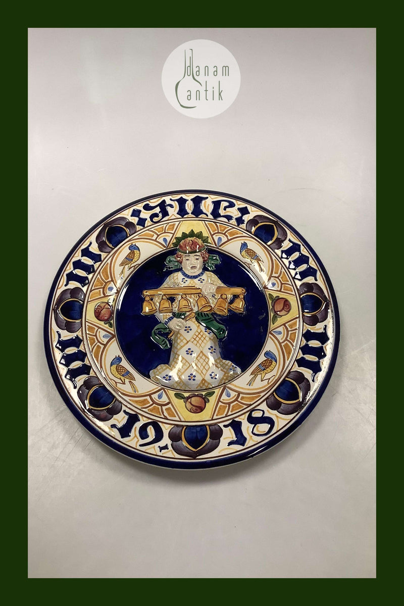 Aluminia Stor Juleplatte fra 1915