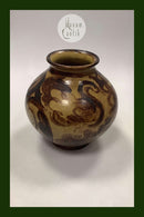 Herman Kahler Vase med dekoration