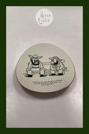 Storm P. Platte fra Knabstrup med Vittighed og tegning