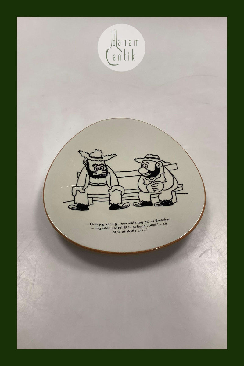 Storm P. Platte fra Knabstrup med Vittighed og tegning