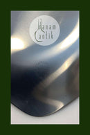 Dänische 3-Eck-Edelstahlschüssel in Grün