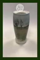 Bing og Grøndahl Art Nouveau Vase med Blomster af Clara Nielsen No. 6760 / 95