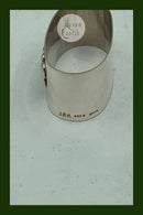 丹麦银制花纹餐巾环