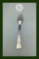 Barnegaffel i Sølv med Kylling Dansk