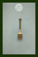 Georg Jensen Annual cake fork 1983 in Gold-plated Sterling Silver with enamel