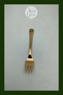 Georg Jensen Annual cake fork 1982 in Gold-plated Sterling Silver with enamel