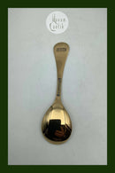 Georg Jensen Year Spoon 1994 in Gold Plated Sterling Silver with Enamel