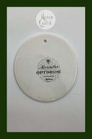 Bjørn Wiinblad: November plate from Nymølle "OPTIMISME"