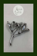 Anton Michelsen Sterling Silver Broche Mistelten Eigil Jensen