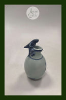 Aluminia Royal Copenhagen Tranquebar Vase med fugl No 1167