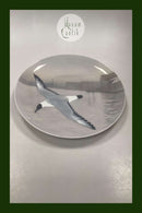 Royal Copenhagen Unika Art Nouveau Vægplatte af Gotfred Rode fra Juli 1898