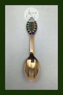 A. Michelsen Juleske 1998 I Forgyldt Sterling Sølv med Emalje