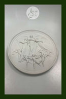 Bing og Grøndahl Biscuit Platte Biscuit Juleglæde i Himlen No 111