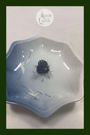 ビング＆グロンダール シーガル（ゴールド） 八角皿 タツノオトシゴ No.217