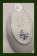 Royal Copenhagen Blå Blomst Svejfet Oval Asiet No 1689