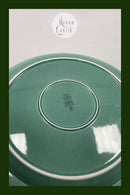 Royal Copenhagen 4 All Seasons Stor Spisetallerken i Grøn No 631  Måler 31,5cm / 12.40 inch