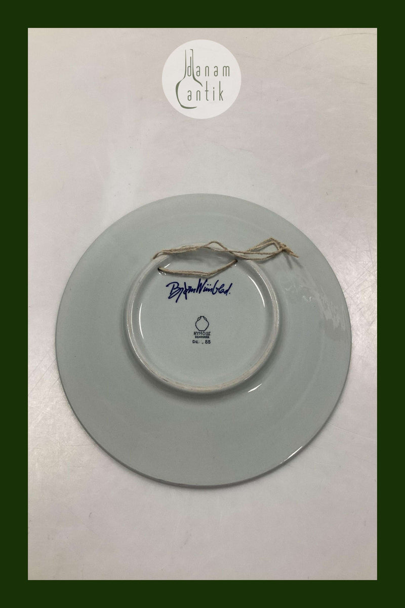 Bjørn Wiinblad Nymølle Blå Vægplatte No. 85