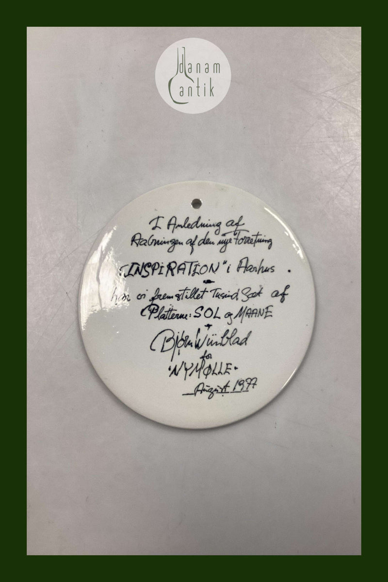 Bjørn Wiinblad for Nymølle Platte - MÅNE