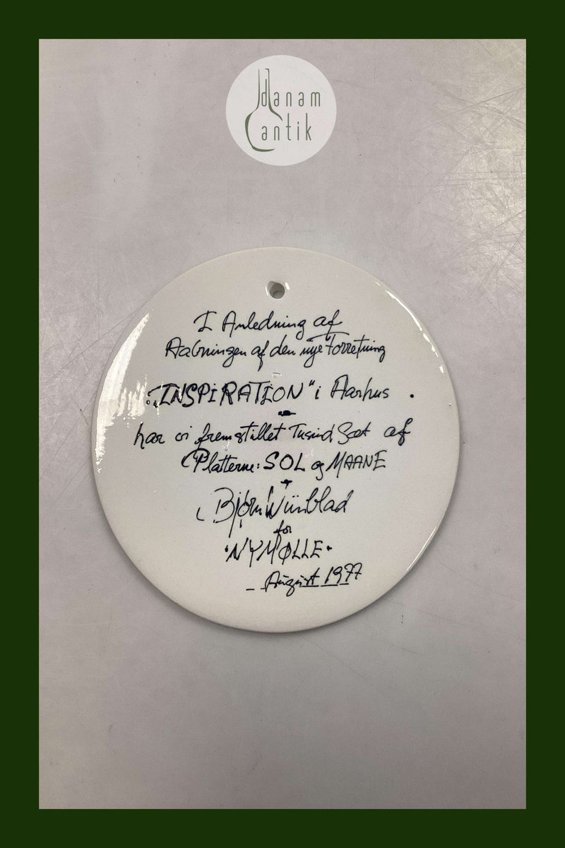 Bjørn Wiinblad for Nymølle Platte - SOL