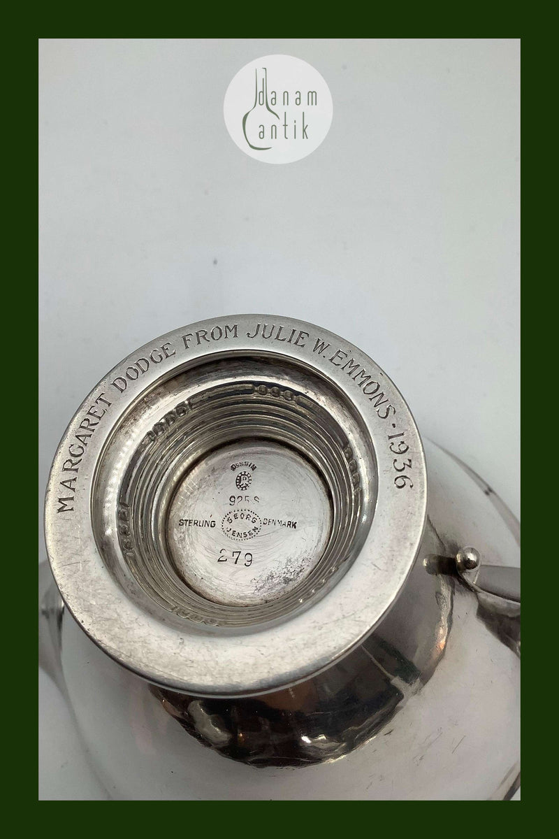 Georg Jensen Sterling Sølv Sovsekande No 279