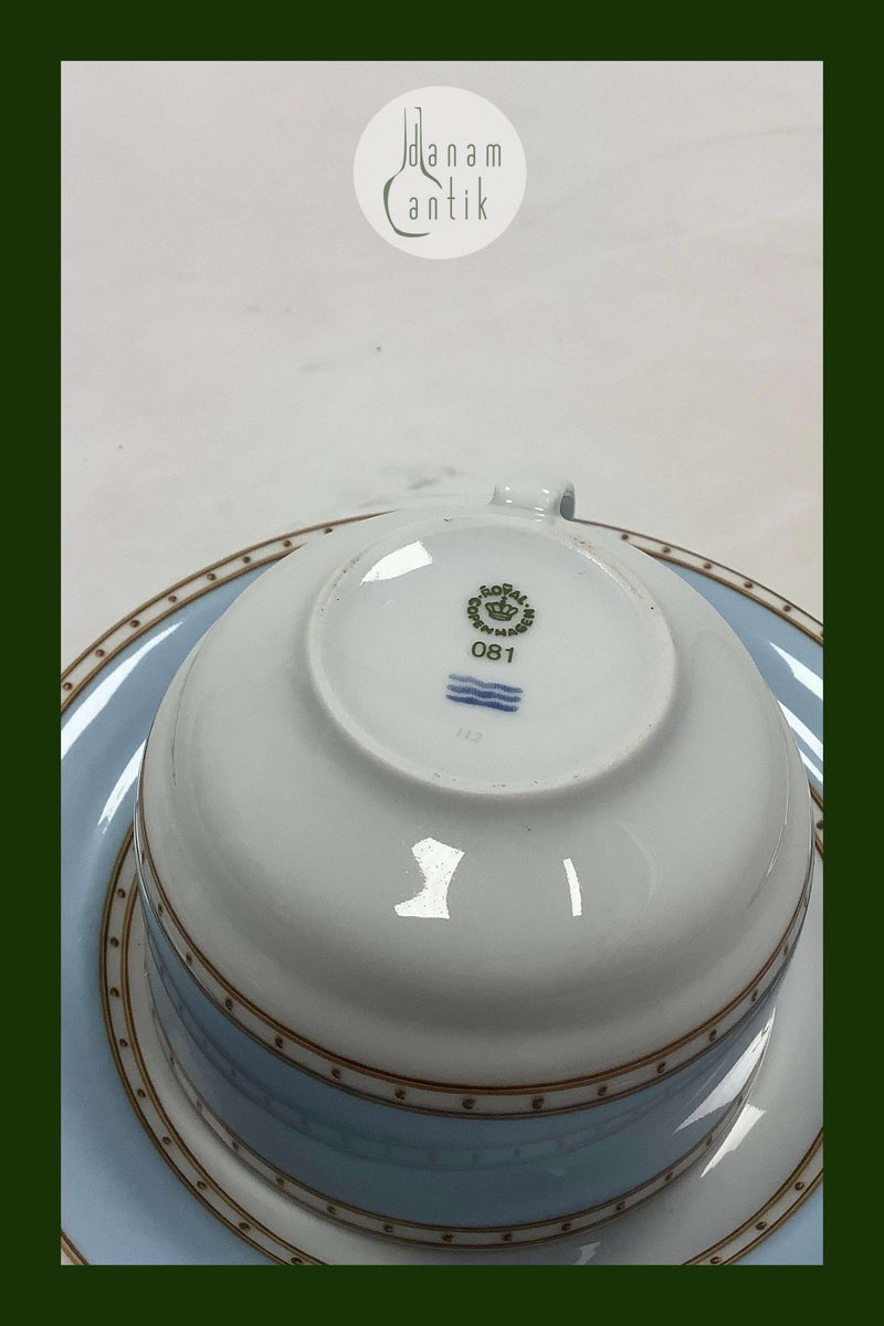 皇家哥本哈根Liselund茶杯和碟子No 081/073