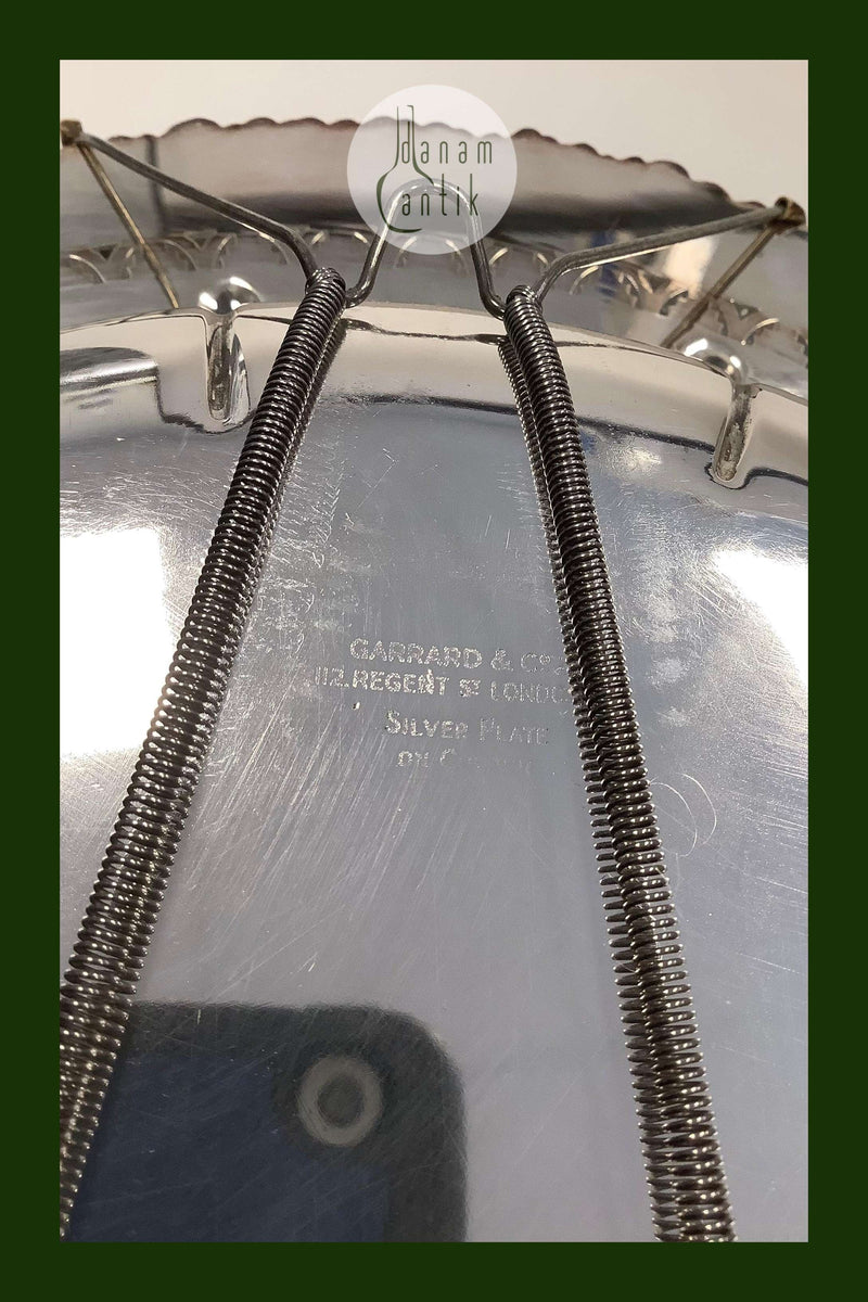 Garrad og Co Sølvplet Bakke / Fad fra England